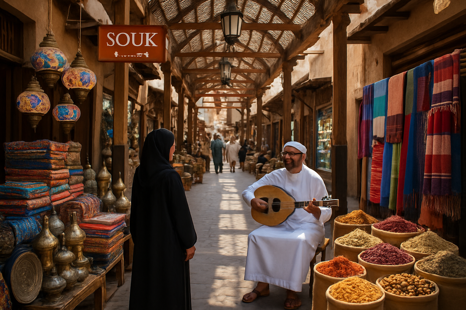 Traditional souks and cultural experiences in Dubai